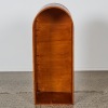 A Curved Wood Alcove Shelf Unit - 2