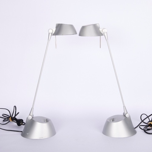 A Pair of Post Modern Architectural Lamps