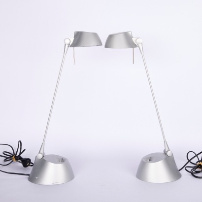 A Pair of Post Modern Architectural Lamps