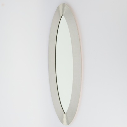 A Contemporary Oval Wall Mirror by Relish NZ