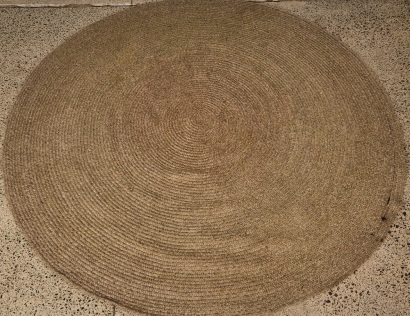 A Large Grey Wool Rug by Goodweave 2400mm