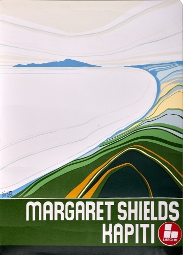 A Philip Markham Signed Screenprint Election Poster for Margaret Shields, 1981