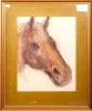 A Kristin Zambucka Pastel Charcoal Print