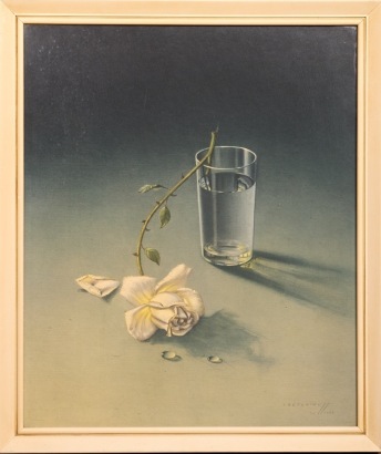 A Weeping Rose Print by Tretchikoff