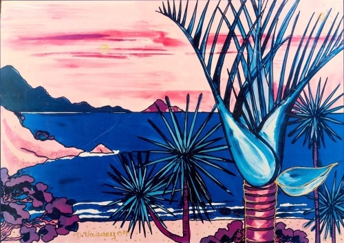 A D Vassey Coastal Scene 3 Picture