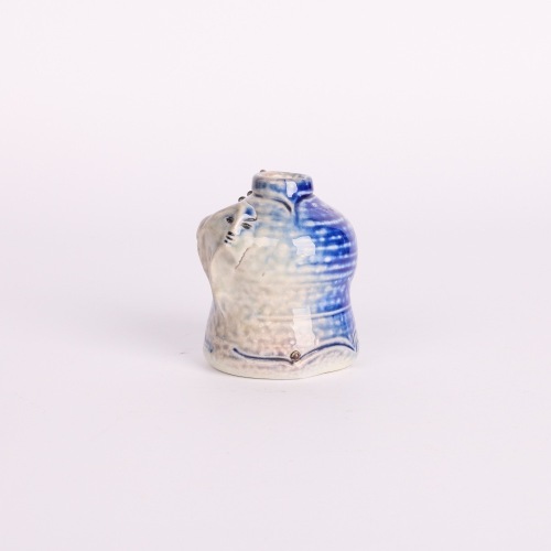 A Small Pamela Annsouth Vase with Face