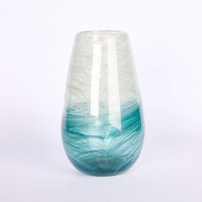 A Glass Teardrop Vase