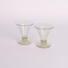 A Pair of Handblown Glass Vases from Prague