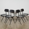 A Set of Four European Plywood Chairs