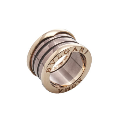 18ct Rose Gold Bulgari B.Zero1 Ring