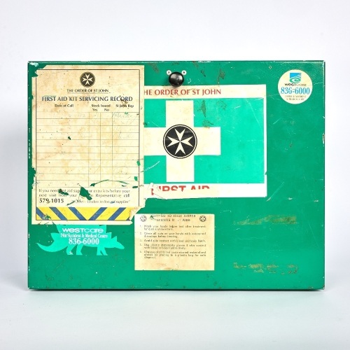 A Tin First Aid Box