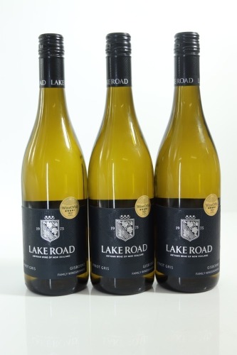 (3) 2024 Lake Road Wines Pinot Gris, Gisborne