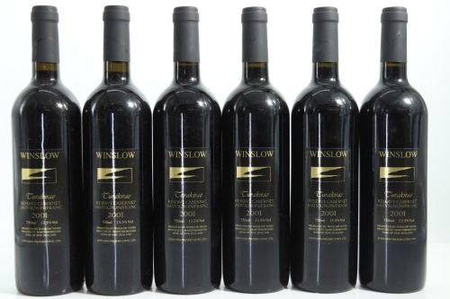 (6) 2001 Winslow Turakirae Reserve Cabernet Sauvignon - Franc, Martinborough