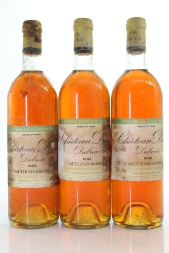(3) 1983 Chateau Doisy Dubroca, Sauternes - Barsac (TS) (DC)