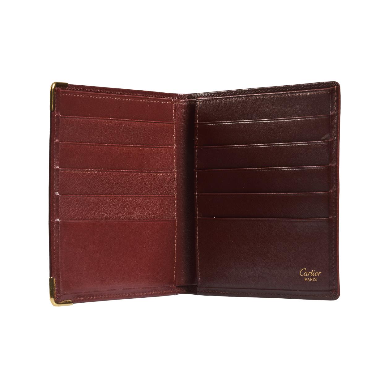 Cartier Must Leather Bifold Wallet