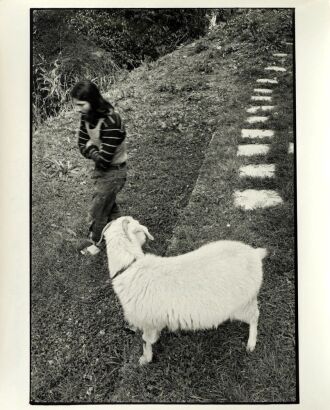 JOHN B TURNER Rick Anekstein and Goat, Auckland, 1974