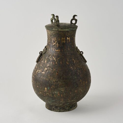 A Chinese Archaistic Ritual Bronze Pouring Vessels, HU