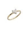 18ct Heart Shaped Diamond Solitaire Ring