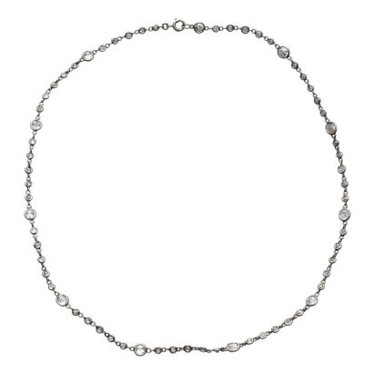 Platinum Vintage Diamond Choker