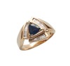 14ct Sapphire and Diamond Dress Ring