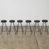 A set of six Mid-century Barstools Made in NZ - 2