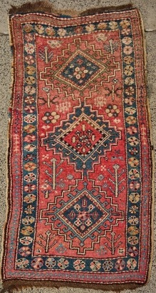 A Vintage Hand-Knotted Persian/Tribal Rug