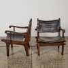 A Pair of Safari Armchairs Attributed To Angel I Pazmi o - 2