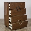 A Dark-Grain High-Gloss Tallboy - 2