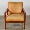 A Mid-Century Tan Leather Armchair - 2