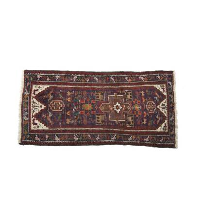 A Semi Antique Iranian Hand Knotted Rug