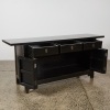 A Black Lacquered Chinese-Style Sideboard - 2