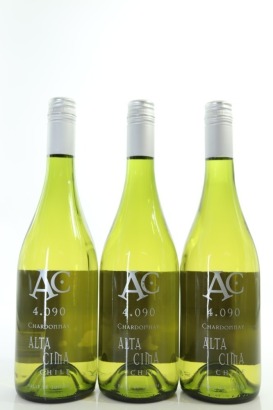 (3) 2021 Alta Cima 4.090 Chardonnay, Lontue Valley