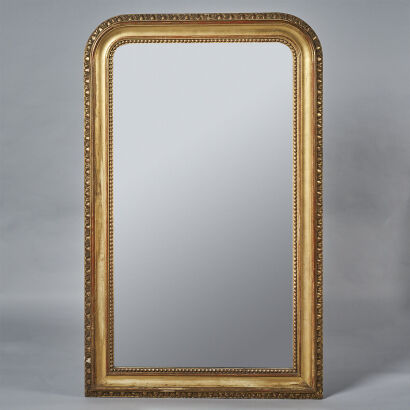 A Late 19th Century French Giltwood Mirror