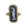 14ct Victorian Onyx Cameo Ring