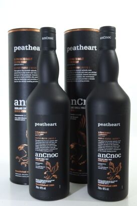 (2) Knockdhu anCnoc Peatheart Single Malt Scotch Whisky, 46% ABV (GB)