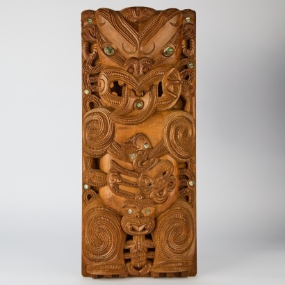 A Dennis Conway Carved PouPou