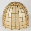 A Large Capiz Shell Pendant Lightshade