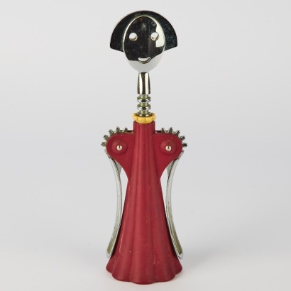 An Anna G Alessi Corkscrew in Burgundy