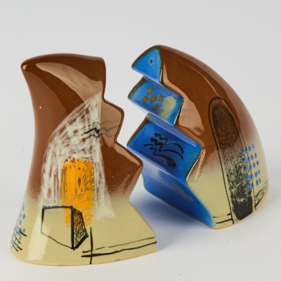 A Vintage Brendan Adams Salt & Pepper Shaker Set