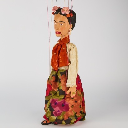 A Vintage Marionette of Frida Kahlo, Mexico