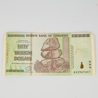 Fifty Trillion Dollars from Zimbabwe