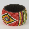 An African Beaded Cuff Bracelet