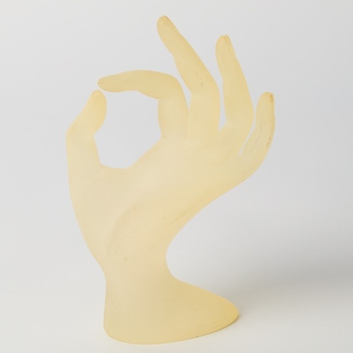 A Resin Hand Sculpture