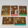 Five Ex Voto Artisan Tin Plaques