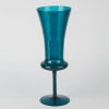 A Tall Blue/Green Glass Vase