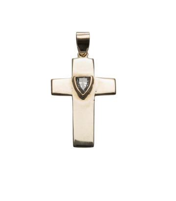 9ct Diamond Cross Pendant