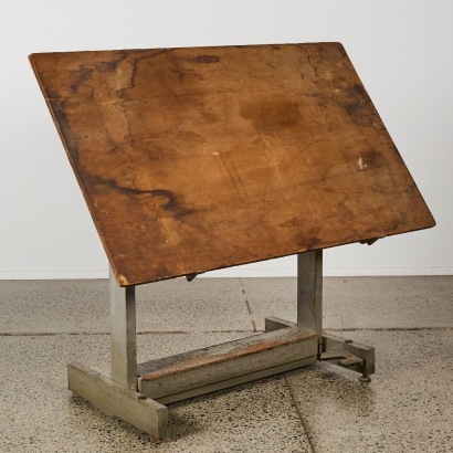 A Bieffe Industrial Architects Table
