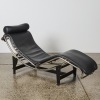 A Le Corbusier LC4 Chaise Lounge Leather replica