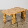 A C&B Leon Burl Wood Coffee Table