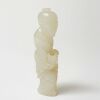 A Chinese Qing Dynasty Carved White Hetian Jade Figure - 2